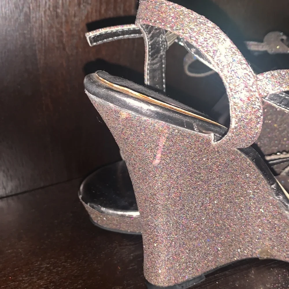 Michaelangelo heel sandal rhinestones